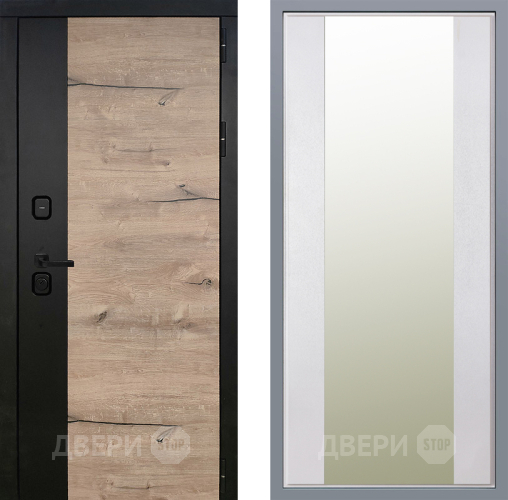 Дверь Заводские двери Ларте Зеркало Макси Белый шелк в Истра