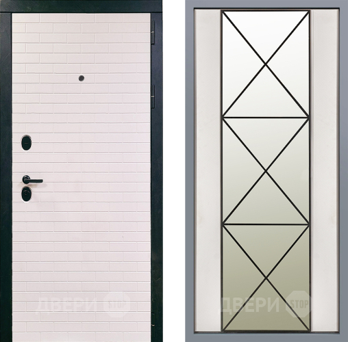 Дверь Заводские двери Сохо Зеркало Перфекто Структурное дерево в Истра