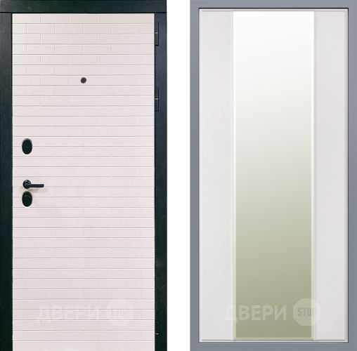 Дверь Заводские двери Сохо Зеркало Макси Белый матовый в Истра