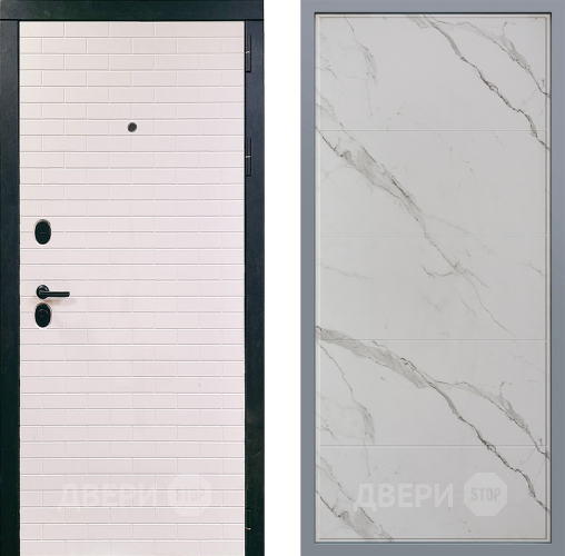 Дверь Заводские двери Сохо Тривия Мрамор белый в Истра