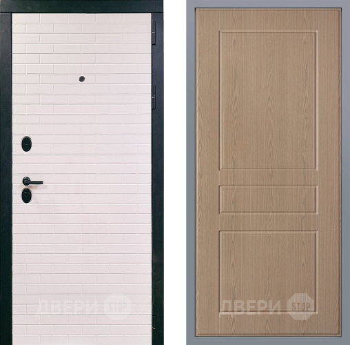 Дверь Заводские двери Сохо К-2 Беленый дуб в Истра