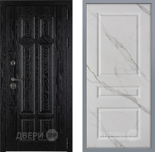 Дверь Заводские двери Мюнхен Стокгольм Мрамор белый в Истра