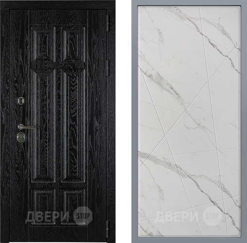 Дверь Заводские двери Мюнхен Флитта Мрамор белый в Истра