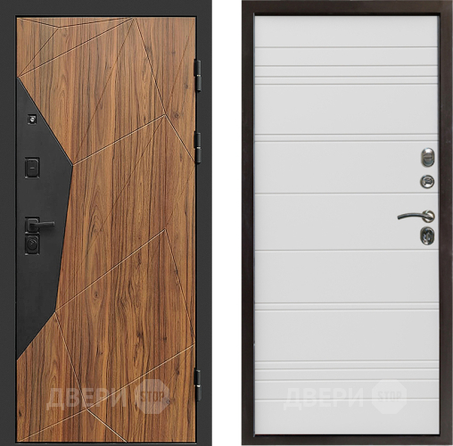 Входная металлическая Дверь Престиж Avangard Line Белый в Истра