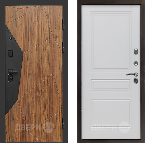 Входная металлическая Дверь Престиж Avangard Классика Белый матовый в Истра