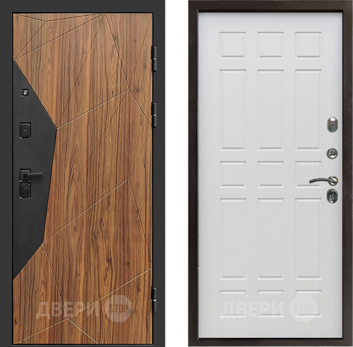 Входная металлическая Дверь Престиж Avangard Спарта Лиственница белая в Истра