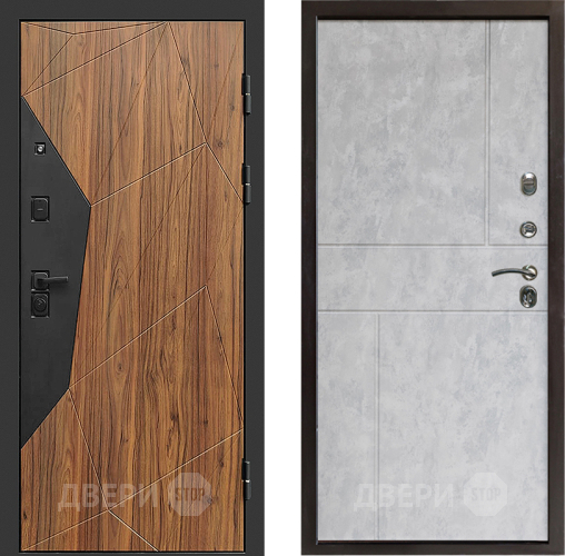 Входная металлическая Дверь Престиж Avangard Горизонт Бетон светлый в Истра