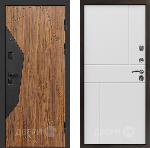 Входная металлическая Дверь Престиж Avangard Горизонт Бетон белый в Истра