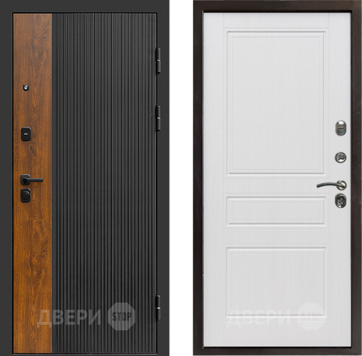 Входная металлическая Дверь Престиж Prestizh Классика Белое дерево в Истра