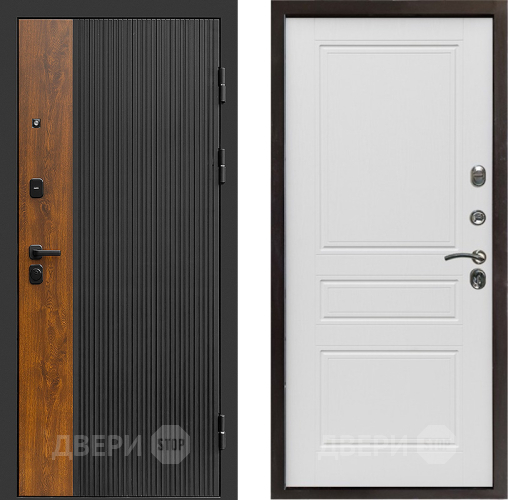 Входная металлическая Дверь Престиж Prestizh Классика Лиственница белая в Истра