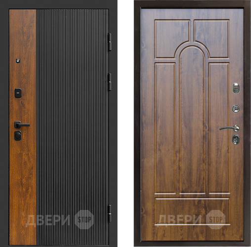 Входная металлическая Дверь Престиж Prestizh Арка Дуб в Истра