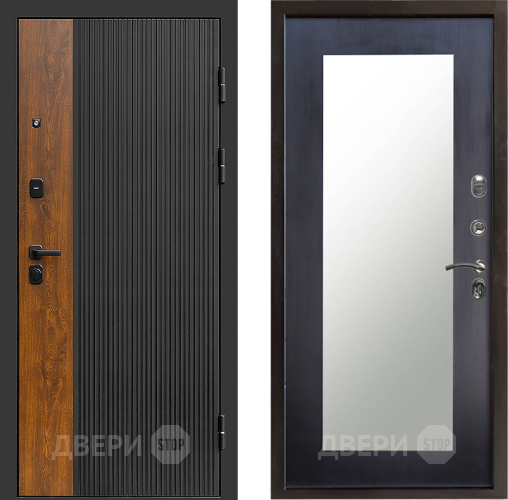 Входная металлическая Дверь Престиж Prestizh Зеркло Пастораль Венге в Истра