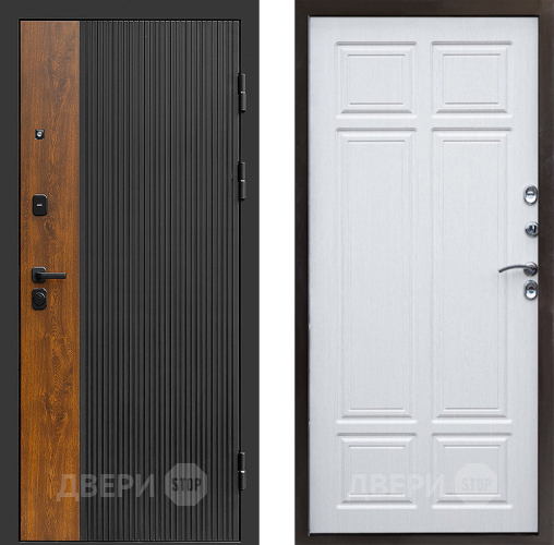 Входная металлическая Дверь Престиж Prestizh Премиум Лиственница белая в Истра