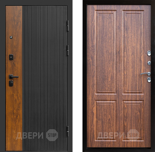 Входная металлическая Дверь Престиж Prestizh Премиум Орех светлый в Истра