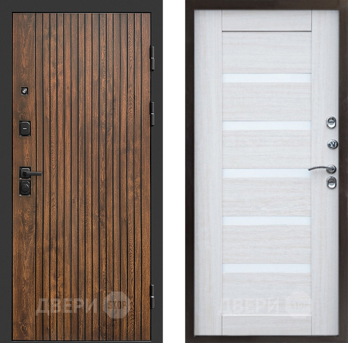 Входная металлическая Дверь Престиж Tvist Царга Лиственница белая в Истра