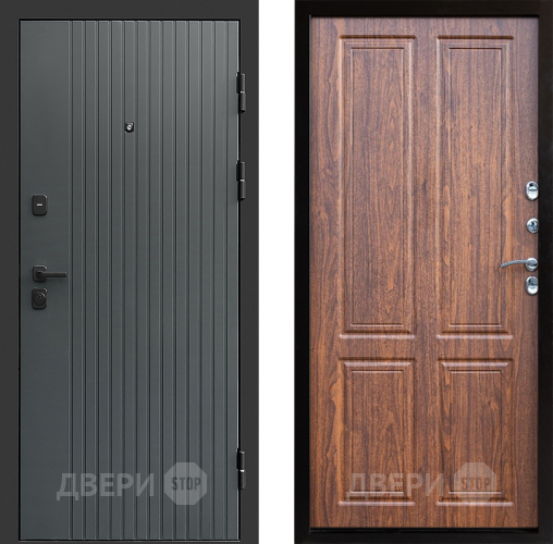 Входная металлическая Дверь Престиж Tvist Grey Премиум Орех светлый в Истра