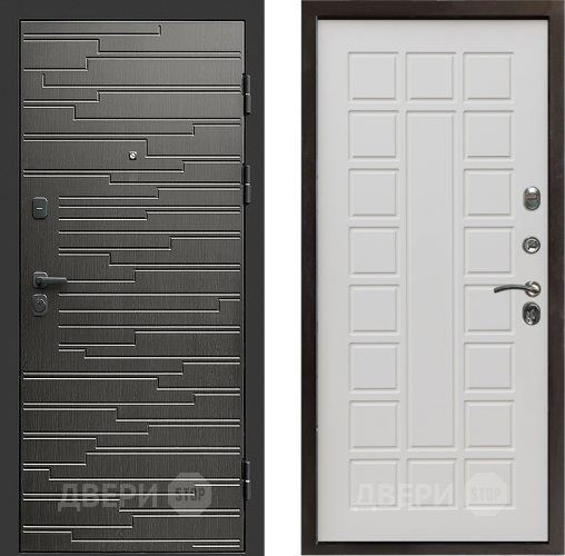 Входная металлическая Дверь Престиж Rivera Престиж Бежевый мат в Истра