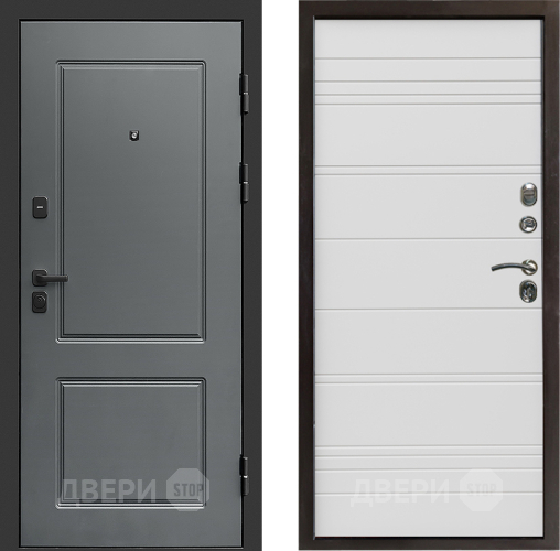 Входная металлическая Дверь Престиж Verona Line Белый в Истра