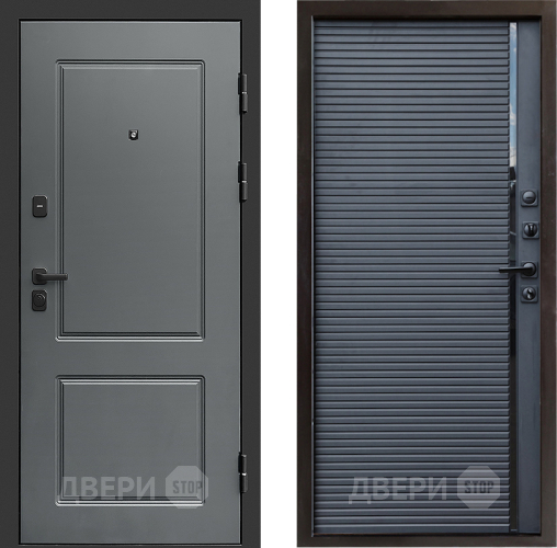 Входная металлическая Дверь Престиж Verona Porte Черный кварц в Истра