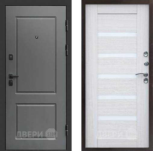 Входная металлическая Дверь Престиж Verona Царга Лиственница белая в Истра