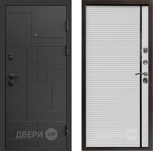 Входная металлическая Дверь Престиж Kvadro Porte Белый в Истра