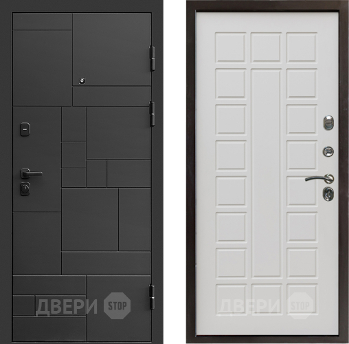 Входная металлическая Дверь Престиж Kvadro Престиж Бежевый мат в Истра