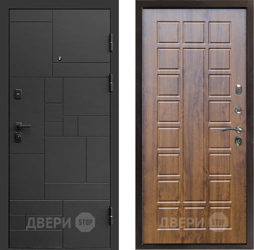 Входная металлическая Дверь Престиж Kvadro Престиж Дуб в Истра