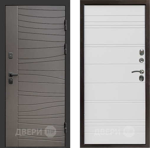 Входная металлическая Дверь Престиж Siciliya Line Белый в Истра