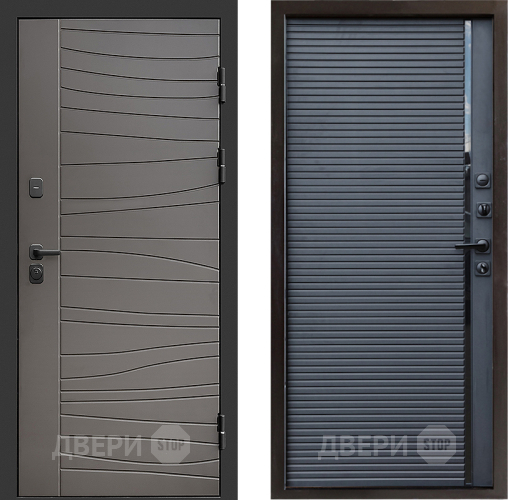 Входная металлическая Дверь Престиж Siciliya Porte Черный кварц в Истра