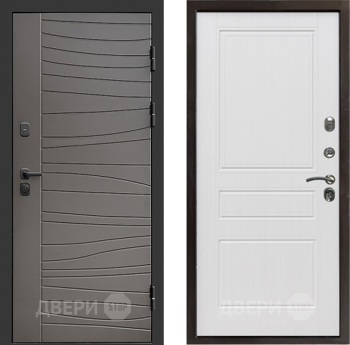 Входная металлическая Дверь Престиж Siciliya Классика Белое дерево в Истра