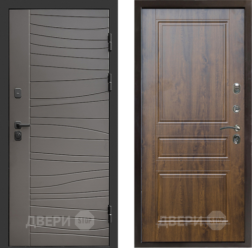 Входная металлическая Дверь Престиж Siciliya Классика Дуб в Истра