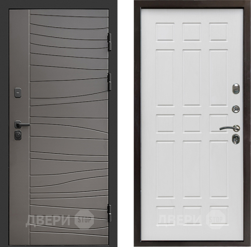 Входная металлическая Дверь Престиж Siciliya Спарта Белое дерево в Истра