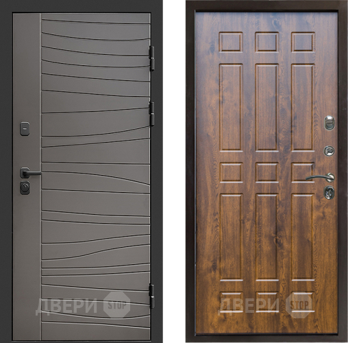 Входная металлическая Дверь Престиж Siciliya Спарта Дуб в Истра