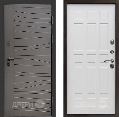 Входная металлическая Дверь Престиж Siciliya Спарта Лиственница белая в Истра