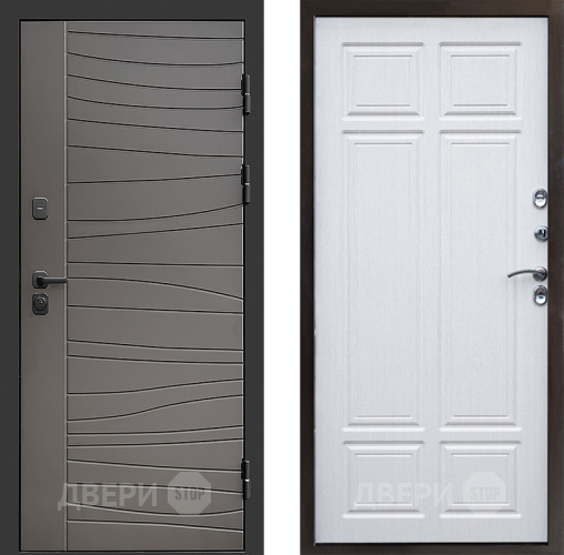 Входная металлическая Дверь Престиж Siciliya Премиум Лиственница белая в Истра