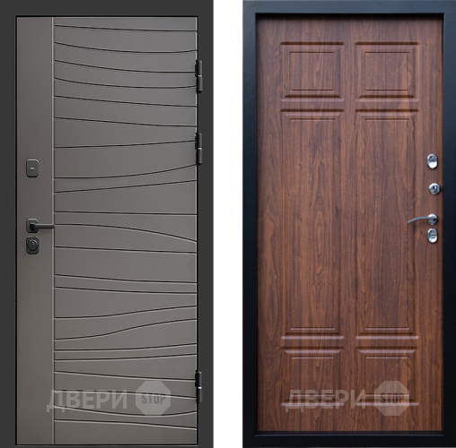 Входная металлическая Дверь Престиж Siciliya Премиум Орех темный в Истра