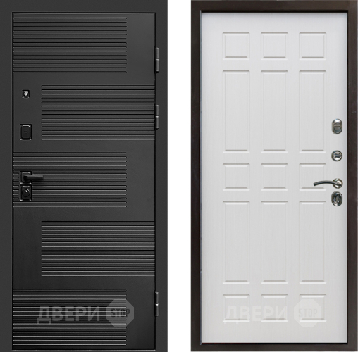 Входная металлическая Дверь Престиж Favorit Спарта Лиственница белая в Истра