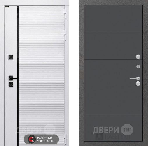 Дверь Лабиринт (LABIRINT) Royal 13 Графит софт в Истра