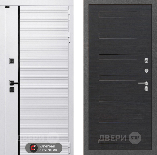 Входная металлическая Дверь Лабиринт (LABIRINT) Royal 14 Эковенге поперечный в Истра