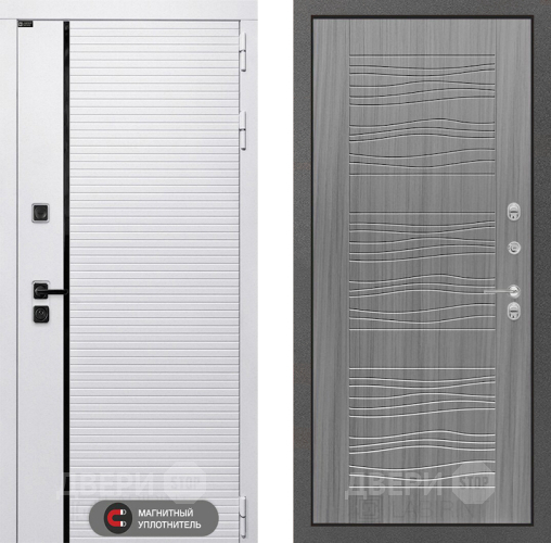 Входная металлическая Дверь Лабиринт (LABIRINT) Royal 06 Сандал грей в Истра