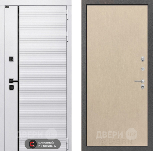 Входная металлическая Дверь Лабиринт (LABIRINT) Royal 05 Венге светлый в Истра