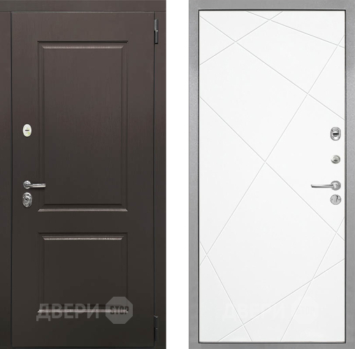 Входная металлическая Дверь Интекрон (INTECRON) Кампо Лучи-М Софт милк в Истра