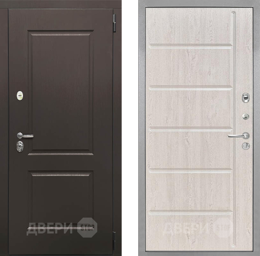 Входная металлическая Дверь Интекрон (INTECRON) Кампо ФЛ-102 Сосна белая в Истра