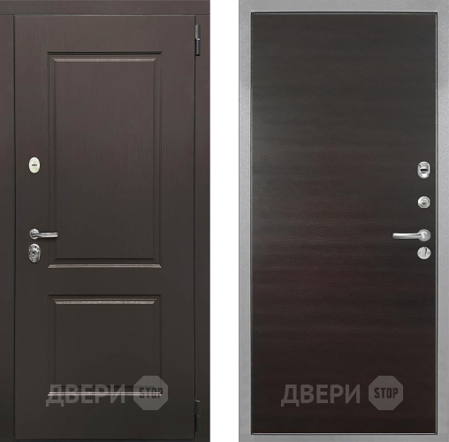 Входная металлическая Дверь Интекрон (INTECRON) Кампо Гладкая Эковенге поперечный в Истра