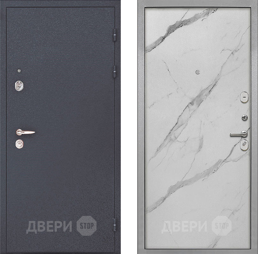 Дверь Интекрон (INTECRON) Колизей Гладкая Мрамор натуральный арктик в Истра