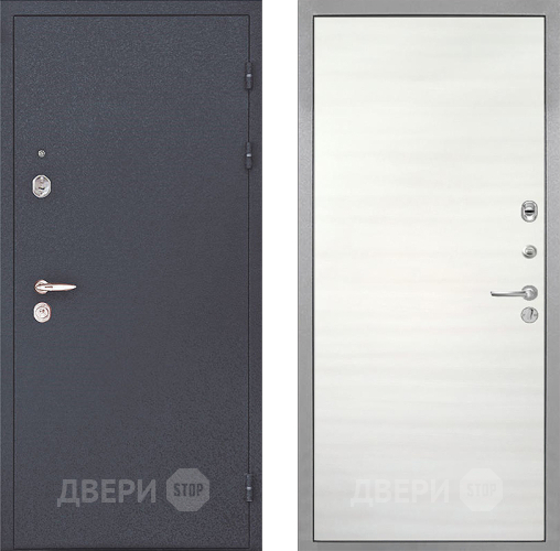 Входная металлическая Дверь Интекрон (INTECRON) Колизей Гладкая Дуб сильвер поперечный в Истра