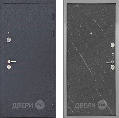 Входная металлическая Дверь Интекрон (INTECRON) Колизей Гладкая Гранит лава оникс в Истра