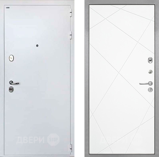 Входная металлическая Дверь Интекрон (INTECRON) Колизей White Лучи-М Софт милк в Истра