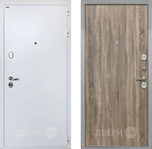 Дверь Интекрон (INTECRON) Колизей White Гладкая Дуб турин в Истра