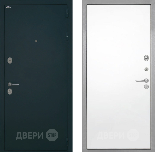 Входная металлическая Дверь Интекрон (INTECRON) Греция Гладкая Силк Сноу в Истра